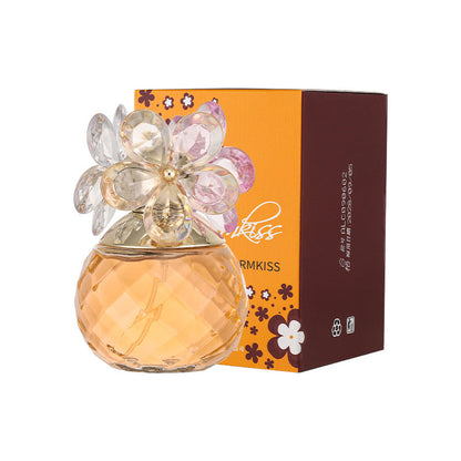 Internet celebrity new style happy flower men and women long-lasting light fragrance students small fresh floral fragrance neutral perfume wholesale