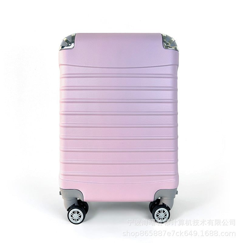 ABS semi-finished suitcase 1 foreign trade special 8 inch 20 inch luggage strong waterproof universal wheel trolley case can be customized 