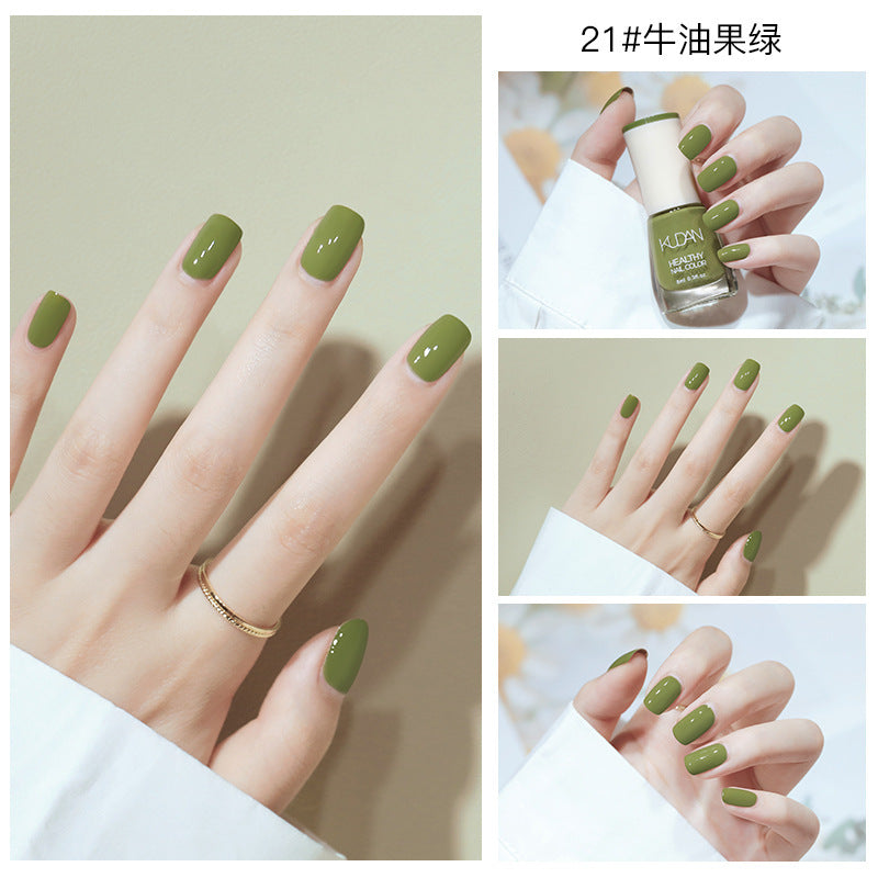 New oily nail polish, non-peelable, no-bake, long-lasting, no odor, natural and quick-drying, cross-border nail polish wholesale