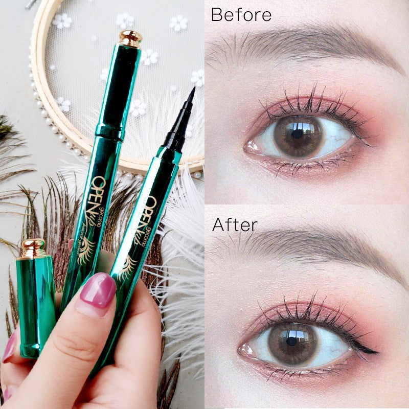 Gemeng Eyeliner ជក់គូសត្រេកន្ទុយភ្នែក សម្រាប់អ្នកចាប់ផ្តើមដំបូង ស្ងួតលឿន មិនជ្រាបទឹកឬញើស មិនងាយប្រតាក ជាប់បានយូរ មិនងាយរលុប