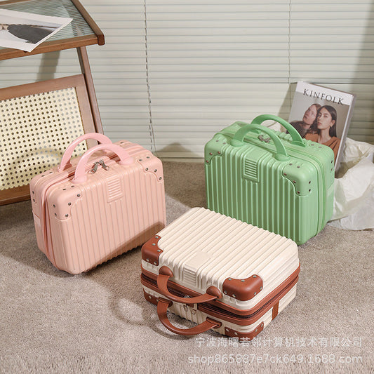 Korean version 14 inch suitcase ladies suitcase travel bag souvenir cosmetic box small travel storage box wholesale 