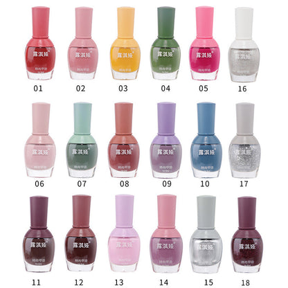 Manufacturer's supply Bei Shijie big belly bottle fashion long-lasting oily nail polish no baking autumn and winter color 14.5ml