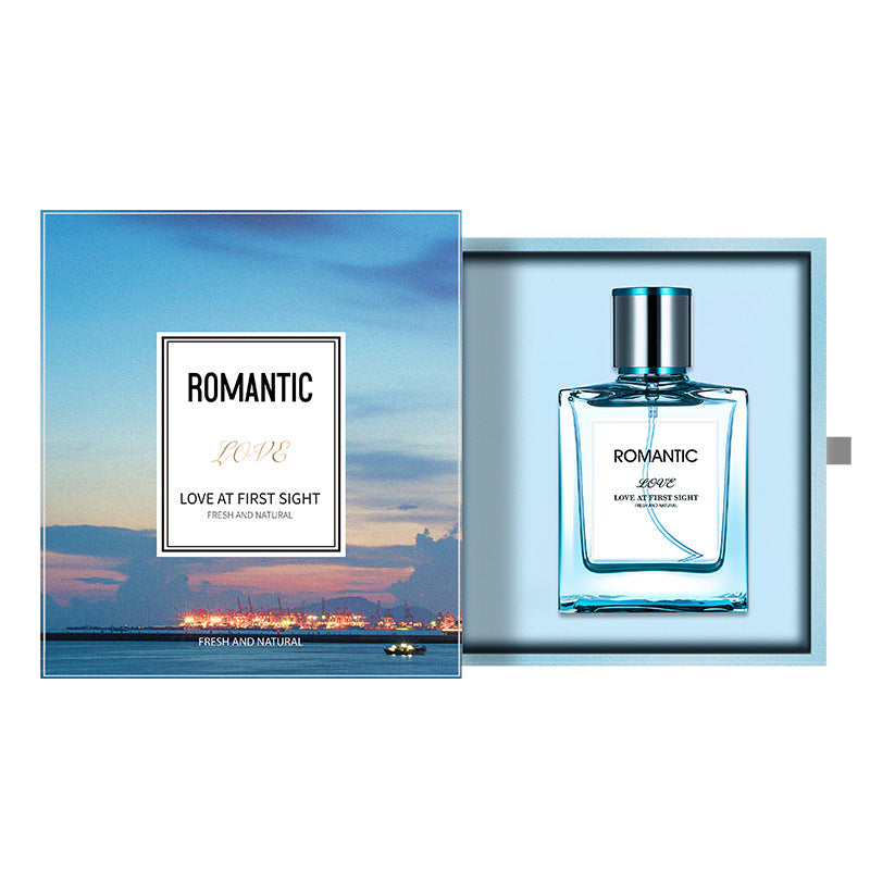 Long-lasting light fragrance couple perfume for men long-lasting light fragrance student small fresh ocean hard gift box factory wholesale 