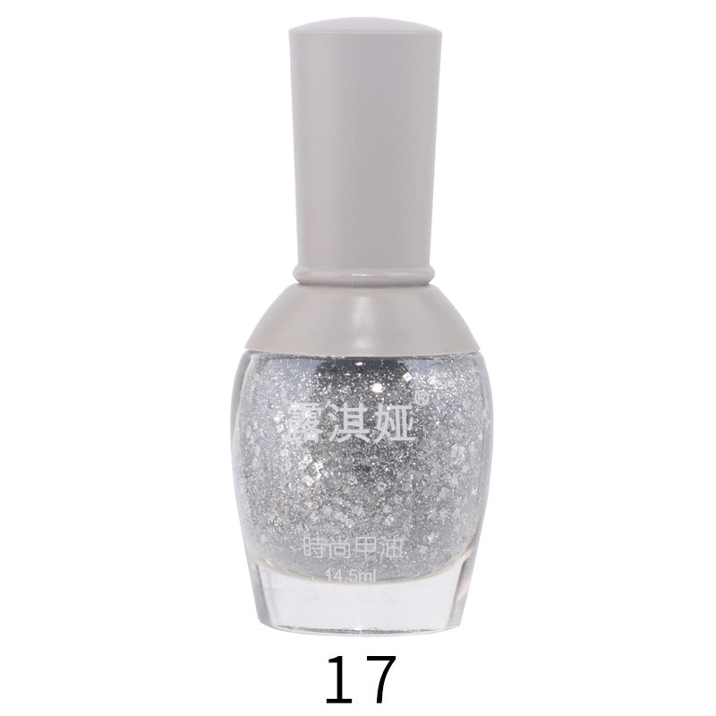 Manufacturer's supply Bei Shijie big belly bottle fashion long-lasting oily nail polish no baking autumn and winter color 14.5ml