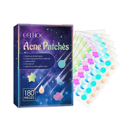 EELHOE acne patch repairs facial skin, lightens acne, closes mouth, hydrocolloid, cleans pores, acne patch 