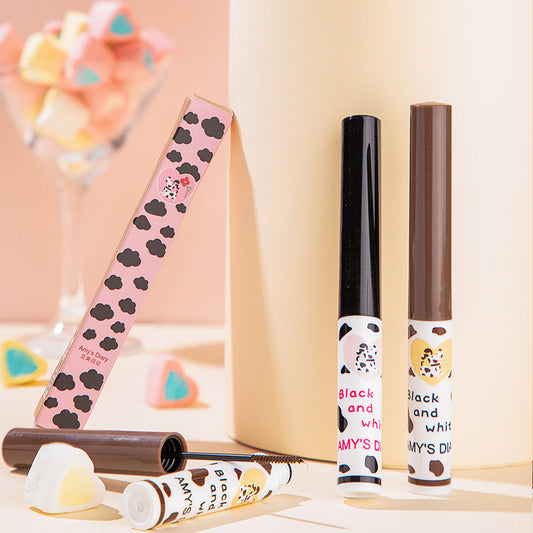 SUAKE polka dot mascara Dalmatian thick curling long thin head mascara is not easy to smudge cross-border makeup