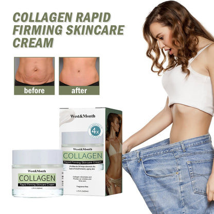 West&amp;Month Collagen Slimming Cream Tightens Belly Fat Body Shaping Massage Slimming Cream 