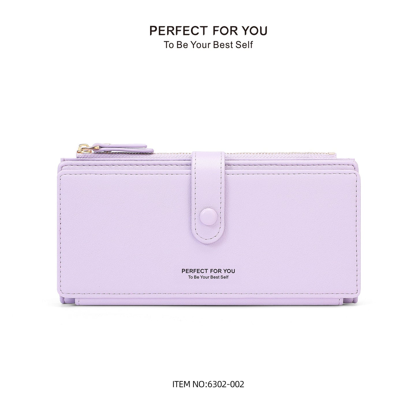 Perfect For You New Women's Wallet Fashion Korean Style Long Large Capacity Zipper Wallet Clutch 