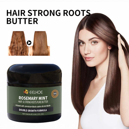 ក្រែមលាបសក់ EELHOE Rosemary Hair Cream ផ្តល់សំណើម ធ្វើអោយសក់ទន់រលោង ជួសជុលសក់ស្ងួត សក់សំពោង ការពារសក់ជ្រុះ ធ្វើអោយសក់រឹងមាំ និងបំប៉នសរសៃសក់ 