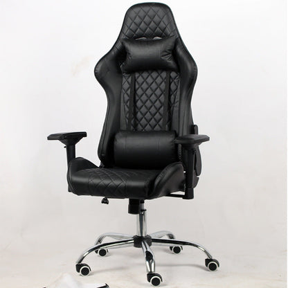 Gaming chair plaid fabric 4D armrest cushion shaped sponge lifting and rotating gaming chair 781