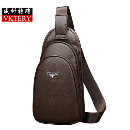 New men's couple chest bag shoulder bag leisure cycling bag waist bag men's messenger bag small bag 