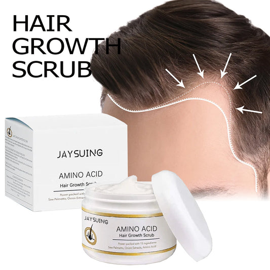 Jaysuing Dense Hair Scrub ជួយសម្អាតស្បែកក្បាលបានយ៉ាងជ្រៅ ធ្វើឱ្យស្បែកក្បាលស្រស់ថ្លា និងបំបាត់ការរមាស់ ចិញ្ចឹមសក់ក្រាស់ និងទន់រលោង។ 