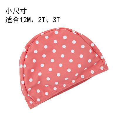 Girls Swimming Cap 2024 Summer Elastic Swimming Supplies Girls Earmuffs Boys European and American Swimming Cap Cross-border Manufacturer 