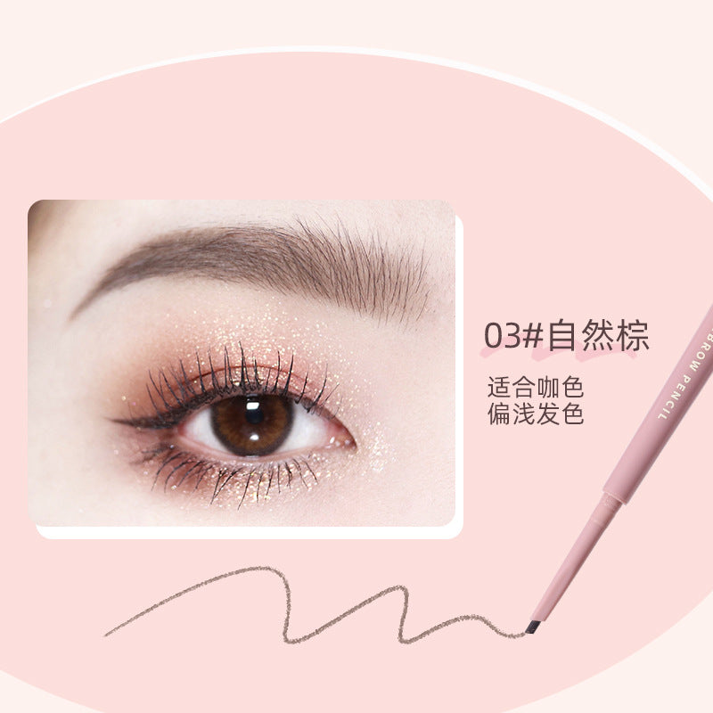 novo soft mist three-in-one ultra-fine eyebrow pencil waterproof non-smudge authentic sweat-proof double-headed long-lasting wild eyebrow wholesale 