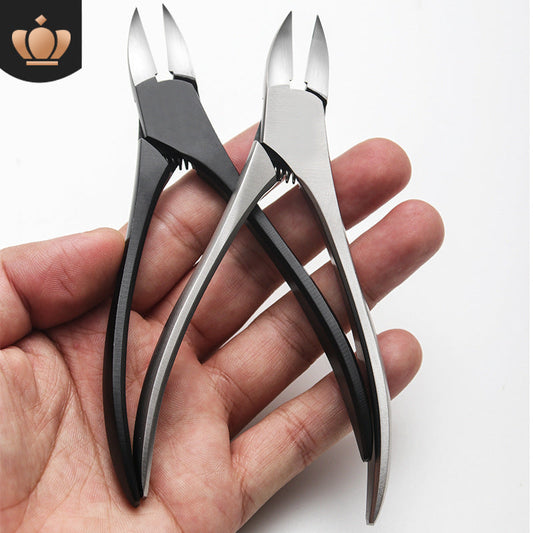 Nail scissors nail clippers stainless steel hawkbill pliers ingrown nail pliers cuticle pliers nail clippers large gray nail scissors set