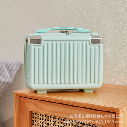 14 inch mini Korean suitcase cute cosmetic case small suitcase women's small lightweight small storage bag 