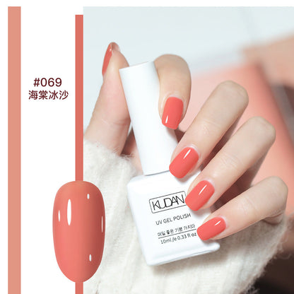 2023 new nail polish gel no odor ice transparent nude color transparent long-lasting quick-drying nail polish manicure nail polish gel wholesale