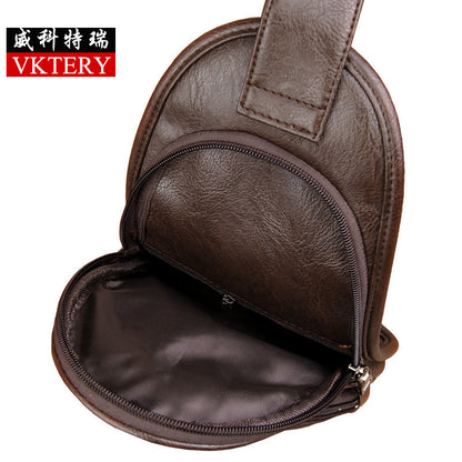 New men's couple chest bag shoulder bag leisure cycling bag waist bag men's messenger bag small bag 