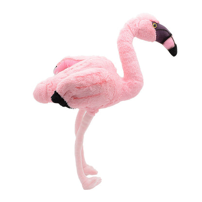 Cute flamingo plush toys wholesale in stock simulation bird-shaped doll children's birthday gift cute toys