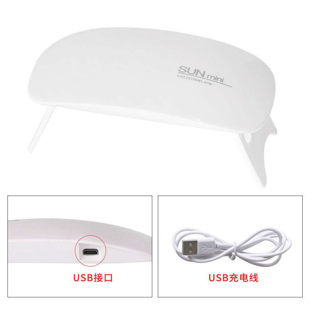 ម៉ាស៊ីនសំងួតក្រចក USB ខ្នាតតូច ម៉ាស៊ីនសម្ងួតក្រចក ក្រចកដៃ អំពូល LED អំពូលភ្លើងព្យាបាលការដុត មានលក់ដុំ