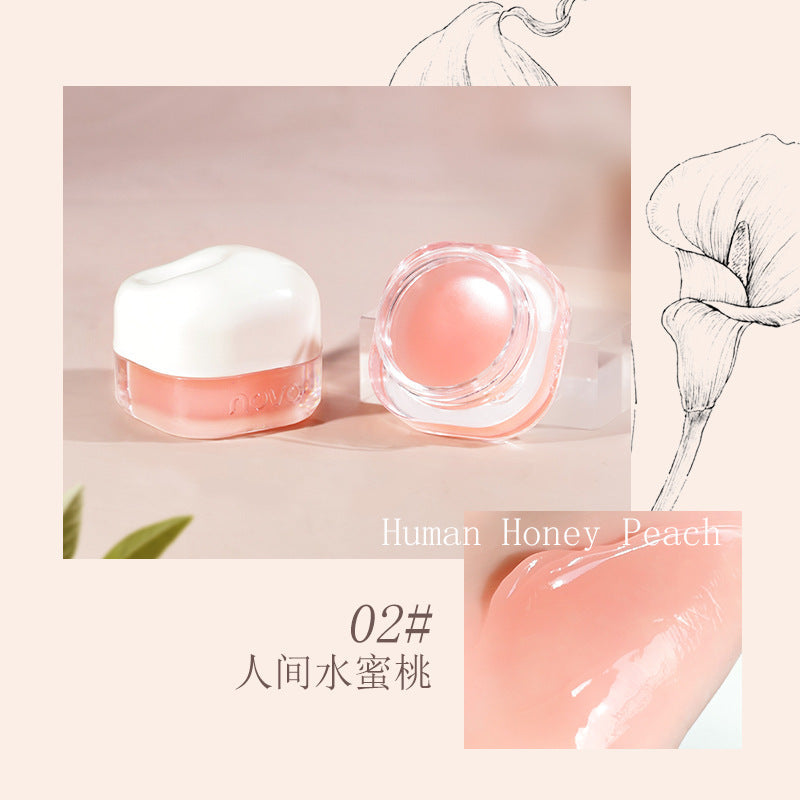 NOVO soft and moisturizing lip mask moisturizes and dilutes lip lines to prevent chapped lips and brightens lip color. Lip balm and lip cream wholesale 