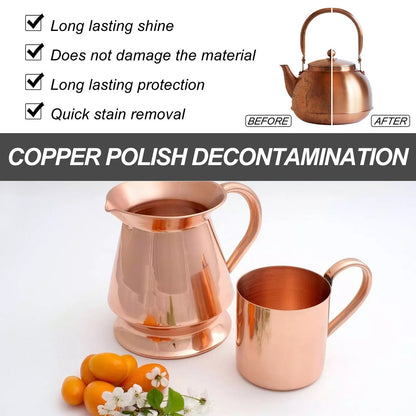 Jaysuing copperware copperware cleaner copper pot copperware deoxidation brass copper rust removal brightener 