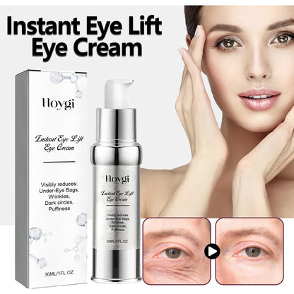 Hoygi eye lifting eye cream moisturizes and tightens the skin around the eyes to reduce fine lines, anti-aging and anti-wrinkle lifting eye cream 