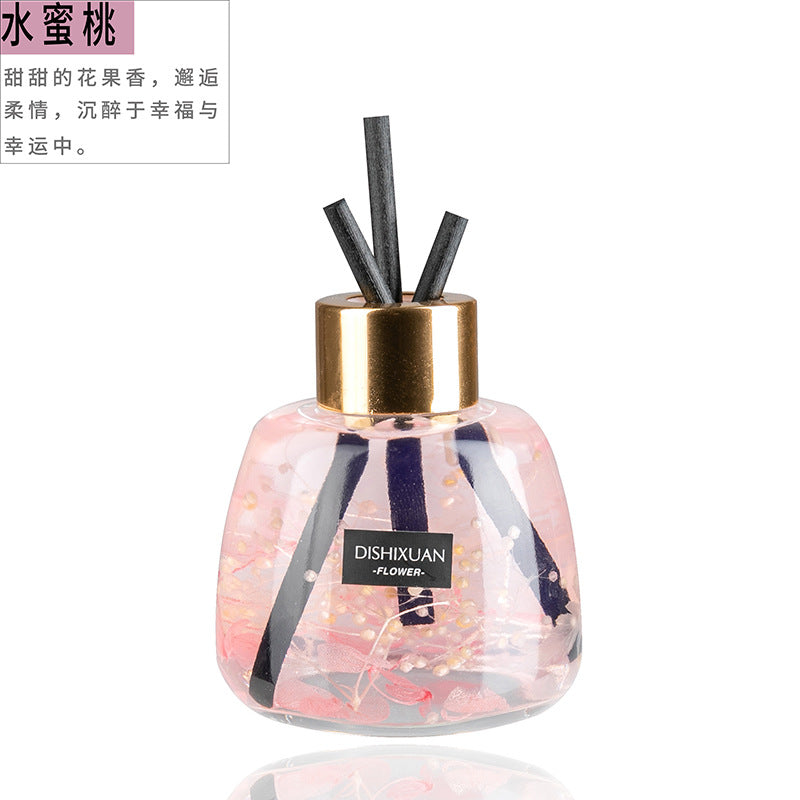 Car dried flower fireless aromatherapy air freshener immortal flower perfume ornaments car home bedroom fragrance 100ml 