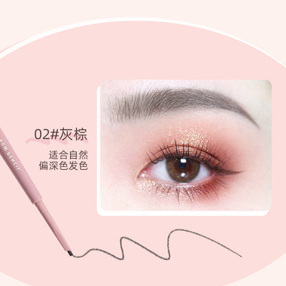 novo soft mist three-in-one ultra-fine eyebrow pencil waterproof non-smudge authentic sweat-proof double-headed long-lasting wild eyebrow wholesale 