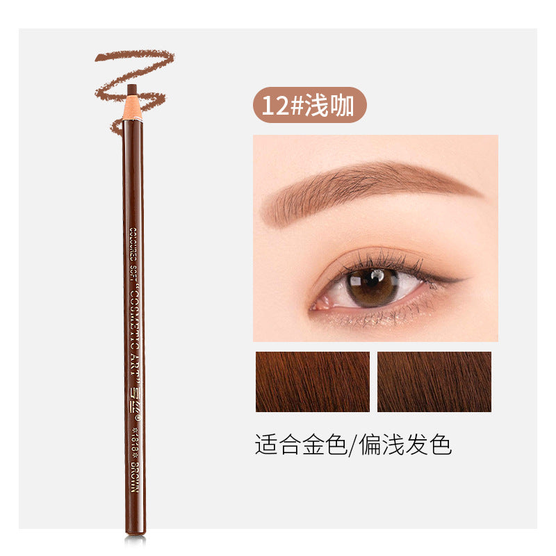 Hens 1818 eyebrow pencil waterproof non-smudge genuine wooden hard core wholesale eyebrow powder makeup artist special makeup