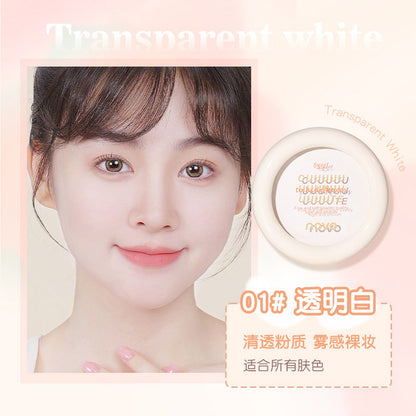 NOVO light and soft makeup setting powder controls oil, lasts for long-lasting concealer, does not stick to the powder, can be used wet or dry for oily skin, waterproof and sweat-proof 