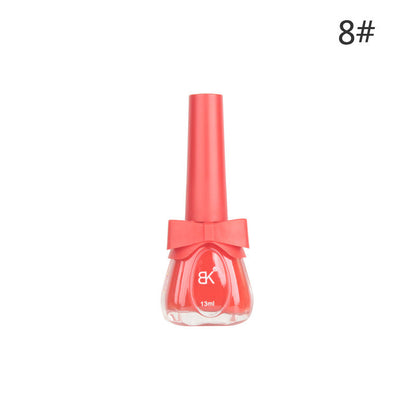 Water-based nail polish no baking quick drying tearable set nude transparent odorless long-lasting peelable cross-border nail polish