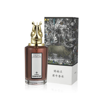 Rhino has a little bit of intuition. Bull Hound men's perfume is fresh, long-lasting, light and natural. Cross-border live broadcast Douyin model