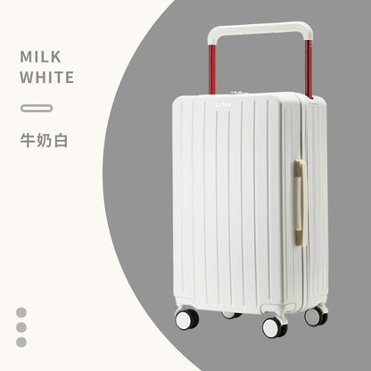 Trolley case middle wide trolley suitcase ABS+PC women's large capacity password suitcase universal wheel men 