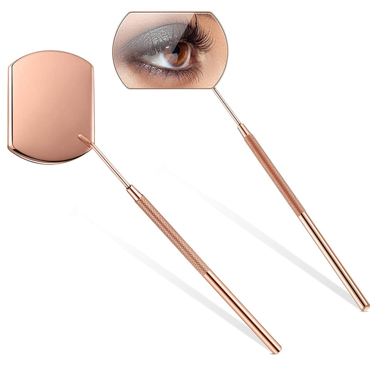 Cross-border premium makeup mirror, patented eyelash inspection mirror, handheld beauty products, detachable eyelash tools