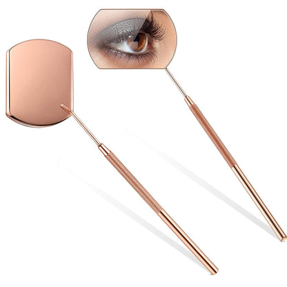 Cross-border premium makeup mirror, patented eyelash inspection mirror, handheld beauty products, detachable eyelash tools