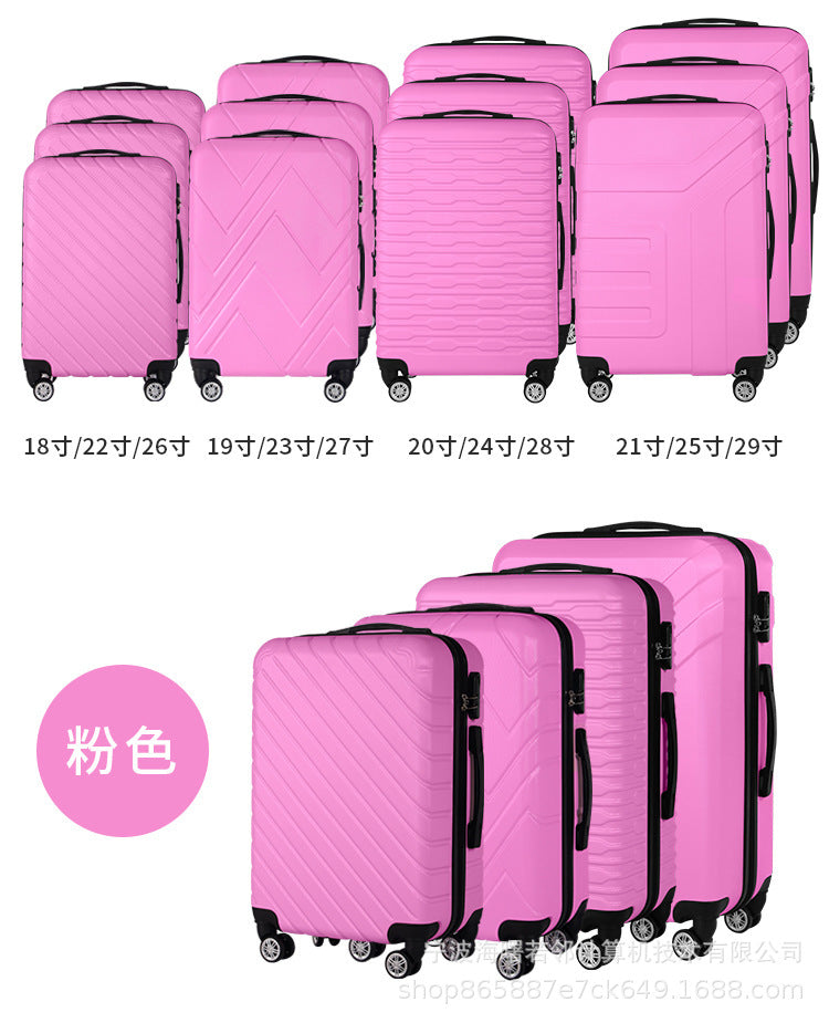 Suitcase semi-finished suitcase manufacturers wholesale ABS trolley case business cabin suitcase printable pattern 12 piece set 