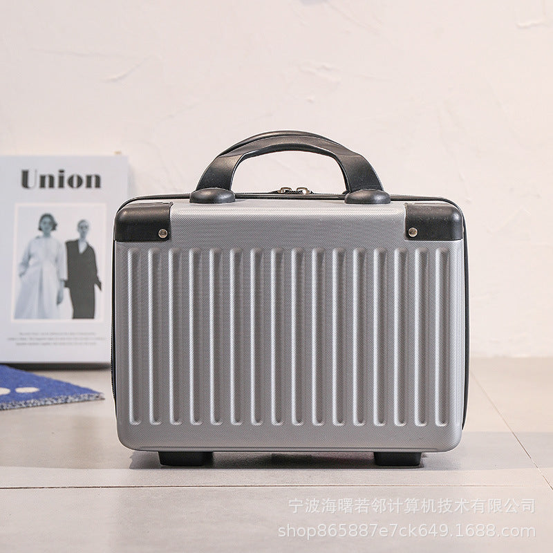 14 inch luggage cosmetic bag suitcase female bridesmaid gift small lightweight travel document mini storage box 