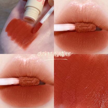 MAGIC CASA small pink tube lip mud mousse lip glaze matte mist velvet lipstick color-holding whitening student cross-border