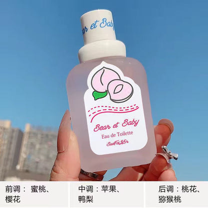 [Factory direct supply] Peach milk scented bear baby girl student perfume fresh and light fragrance e-commerce wholesale 