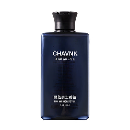 Xiaocheng Yixiang Blue Men's Fragrance Shower Gel Anti-mite Moisturizing Skin Cleansing Moisturizing Lasting Fragrance Shower Gel Wholesale