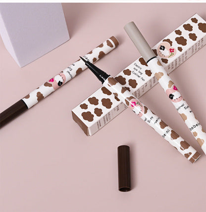 Bobeni Polka Dot Eyeliner Liquid Pen Color Outline Shadow Pen Not Easy to Smudge Color Holding Smooth Student Cross-border