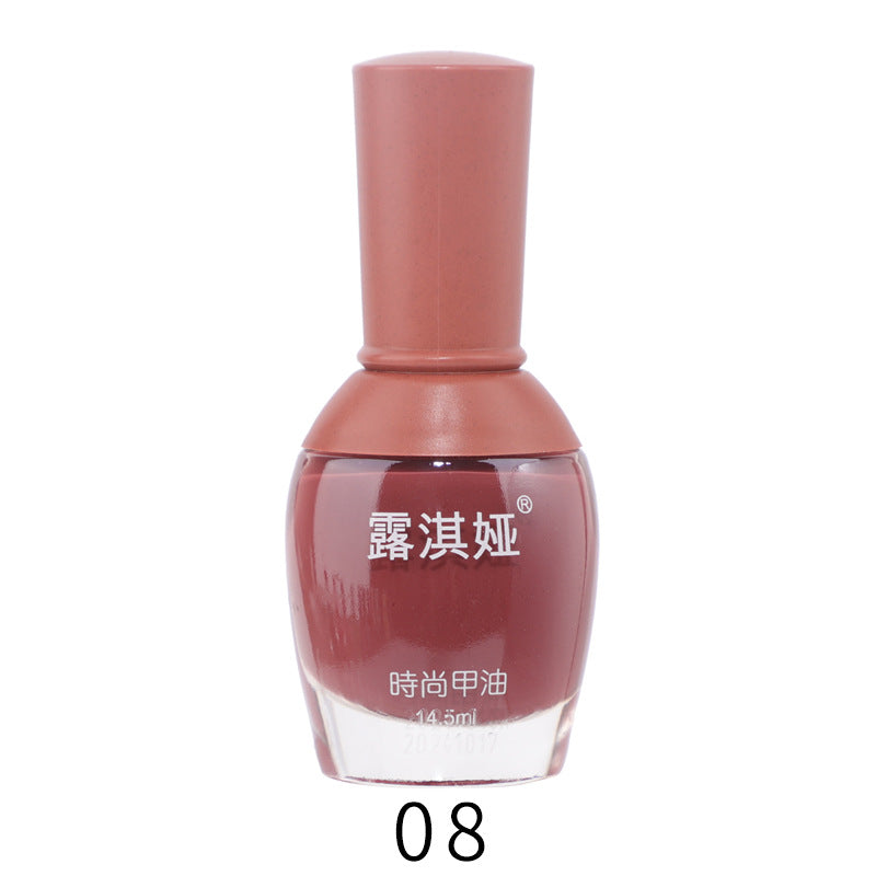 Manufacturer's supply Bei Shijie big belly bottle fashion long-lasting oily nail polish no baking autumn and winter color 14.5ml