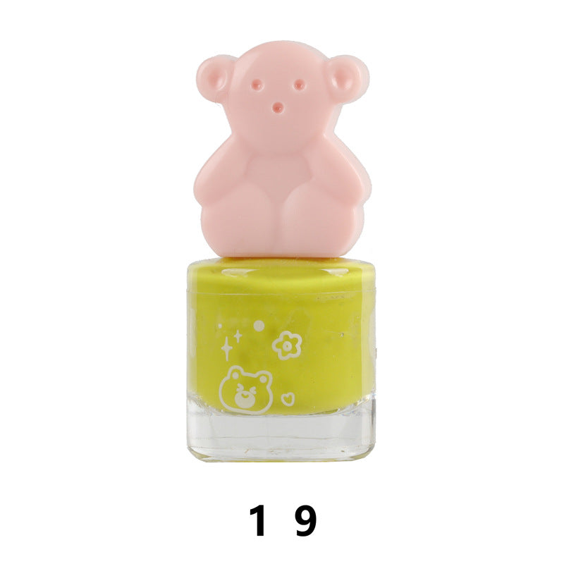 Bei Shijie water-based cute no-bake long-lasting non-peelable quick-drying nude color no odor nail polish wholesale