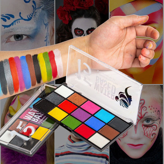 Body painting pigment body water-soluble oil-based paint pigment body cream children's Halloween Christmas makeup cream 