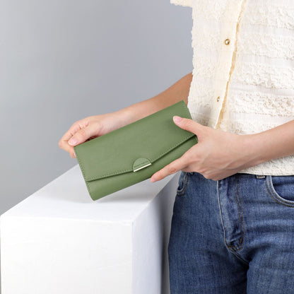 Perfect For You New Wallet Women's Trifold Long Multi-card Clutch Simple Coin Purse 