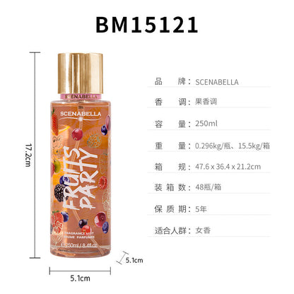 跨境女士身体喷雾香水 女士香水香体喷雾身体香氛body mist250ml