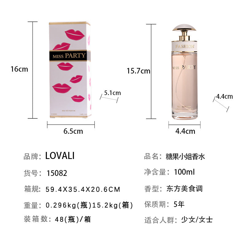 LOVALI foreign trade brand candy women's perfume cross-border Vietnam perfume factory 100ml