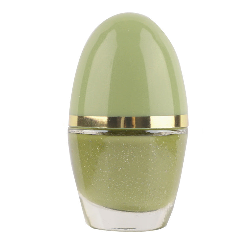 Bei Shijie's new cute internet celebrity small egg bottle oily non-peelable quick-drying long-lasting no-bake nail polish wholesale 