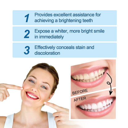 EELHOE teeth whitening brush cleans teeth stains, yellow dirt, plaque, whitens teeth care, beauty toothbrush 